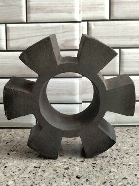 Real Iron Train Cog Industrial Art Decor Object